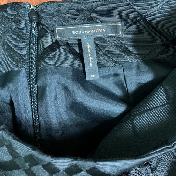 BCBGMAXAZRIA | Black Plaid Mini Skirt - 2 - Picture 5 of 7